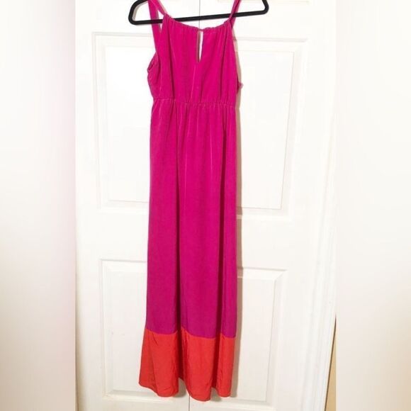 Old Navy Pink Orange Maxi Sleeveless Dress Size Small - Picture 1 of 5